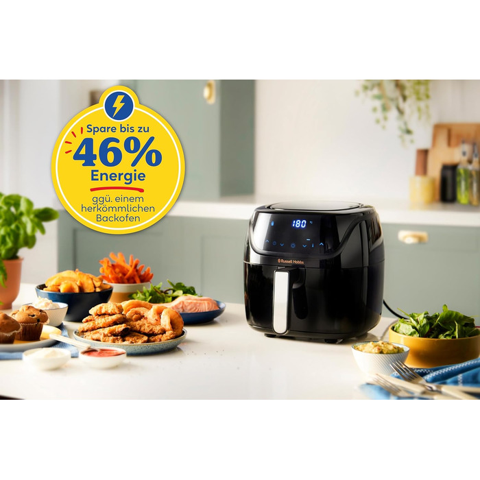Фритюрниця Russell Hobbs SatisFry Rapid AirFryer 4л з нержавіючої сталі, 7 функцій, 10 програм, без олії