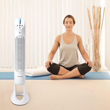 Вентилятор Honeywell HYF260E4 Quiet-Set з пультом, турбовентилятор HT-900E, потужний і тихий, 1 шт.