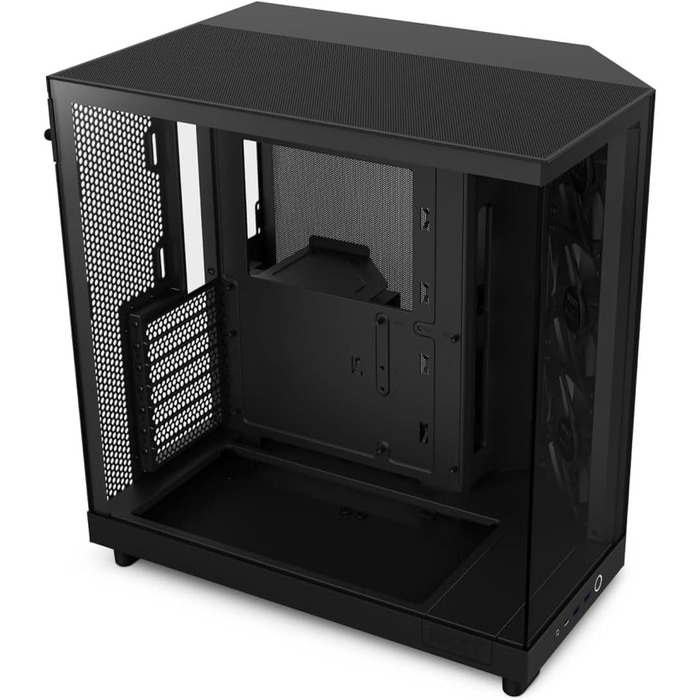 Корпус для ПК NZXT H6 Flow Black, вентиляція, ATX, чорний