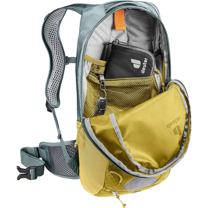 Велосипедний рюкзак Deuter Race 8, 8 л, жовто-зелений