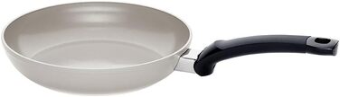 Набір сковорідок Fissler Ceratal Comfort & Classic (4 предмети), керамічне антипригарне покриття, для індукційних плит, 24 та 28 см, з 2 скляними кришками, сірий