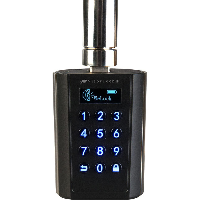 VisorTech електронний дверний циліндр-замок із Bluetooth, додатком та IP65, смарт-ключ, транспондер