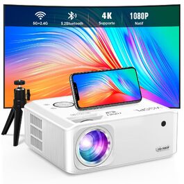 Smart Beamer 4K VISSPL: Проектор для дому та вулиці з Dolby Audio, автофокусом та WiFi 6