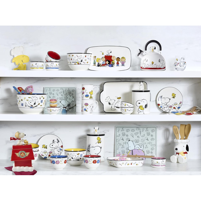 Електричний чайник Lenox Chef Snoopy з нержавіючої сталі, багатоколірний, серія Casual