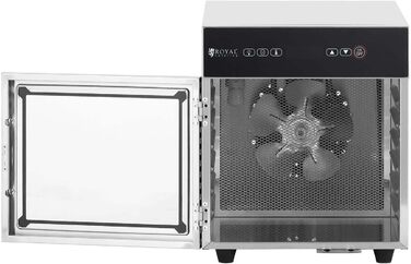 Дегідратор для фруктів Royal Catering RCDA-500/15S, 500 Вт, 6 лотків, нержавіюча сталь