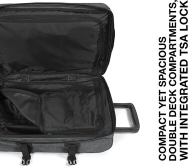 Валіза Eastpak TRANVERZ S, 42 л, 51x32,5x23 см, чорний денім
