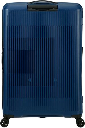 Валіза American Tourister Aerostep Spinner L, розширювана, 77 см, 101.5/109 л, синя (Navy Blue)