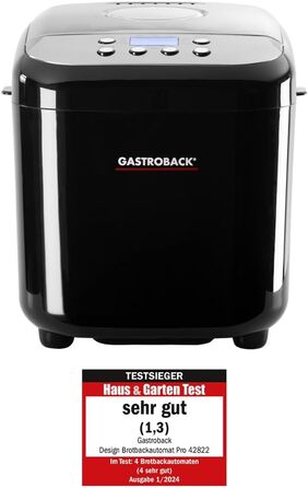 Професійний хлібопекарський автомат Design Brotbackautomat Pro, чорний/сріблястий