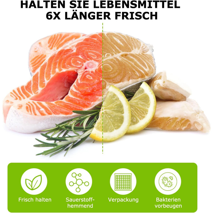 Пакети вакуумні Bonsenkitchen Profi 20x30 см (100 шт) для харчових продуктів, Sous Vide, BPA-free