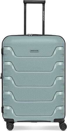 Валіза Smartbox Koffer M розширена 66 см, місткість 71–80 л, легкий дорожній тролей на 4 колесах з поліпропілену, TSA замок, м'ятний колір (Edition 01)