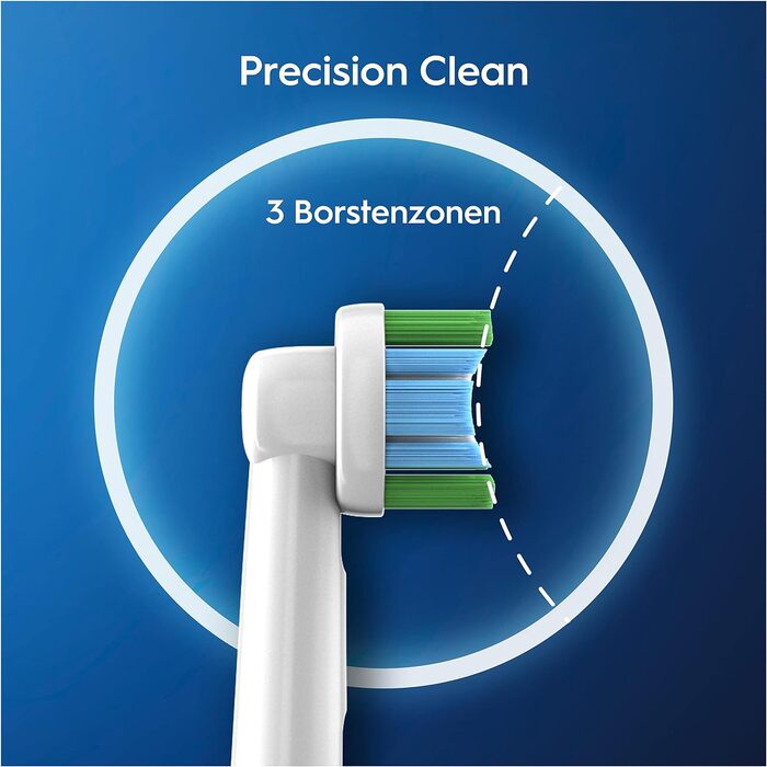 Смінні насадки для електричної зубної щітки Oral-B PRO Precision Clean, білі, 12 шт.