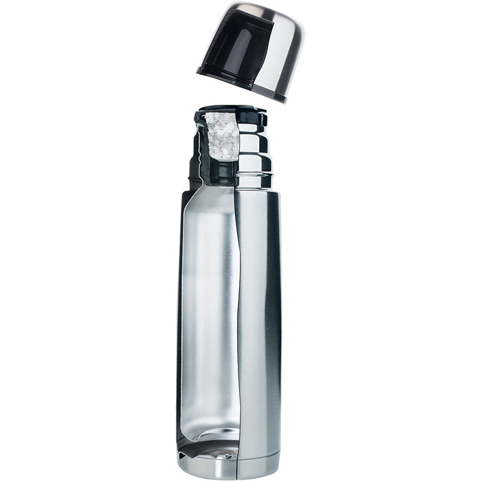 Термос alfi ISOTHERM PERFECT 1 л з нержавіючої сталі з чашкою, герметичний, з кришкою, збереження тепла, без слідів, довговічний, можна мити в посудомийній машині, BPA-free