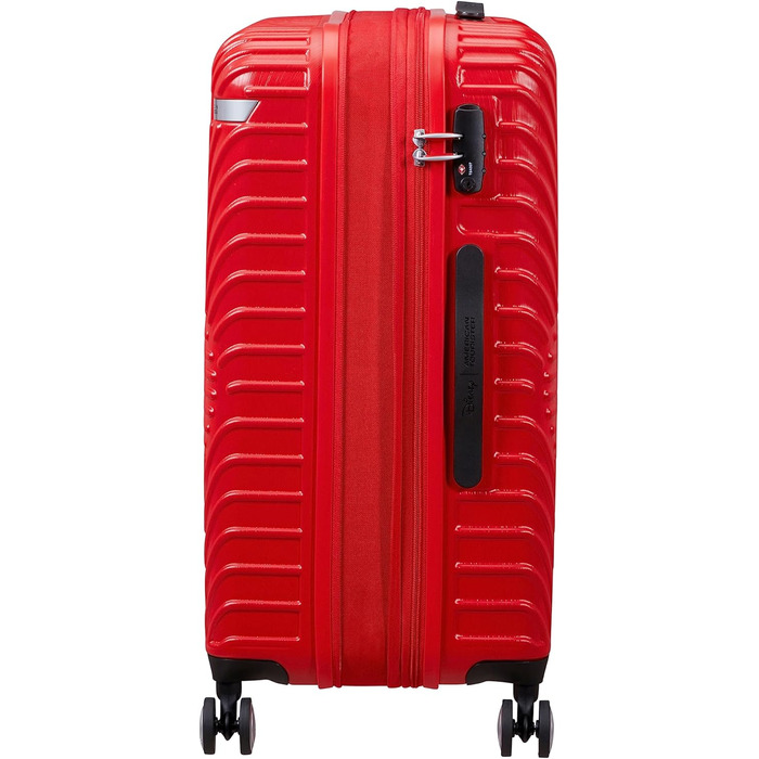 Валіза American Tourister Mickey Clouds, розширювана, 66 см, 63/70 л, червона, на колесах, середня