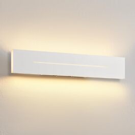 Набір з 2-х настінних світильників ZMH 30 см, LED, 8W, тепле біле світло, для коридору, спальні, вітальні, сучасна біла настінна лампа