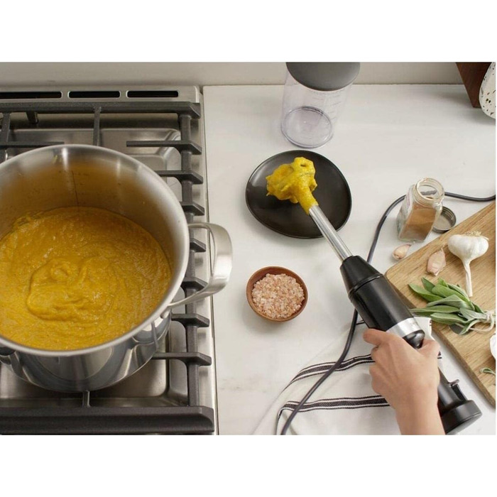 Блендер занурювальний Kitchenaid 5KHBV83EBM, чорний матовий