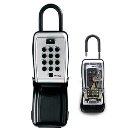 Сейф для ключів Master Lock з кнопковим кодом для зовнішнього встановлення, металевий кейс (11.7 x 7.9 x 5.2 см)