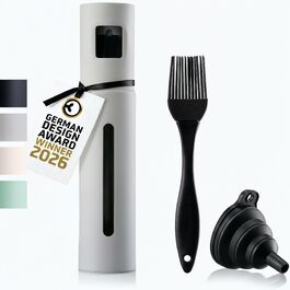 Розпилювач для олії та оцту SCHMIDT & KRAMER, скляна пляшка з нержавіючої сталі для точного дозування, для здорового приготування їжі