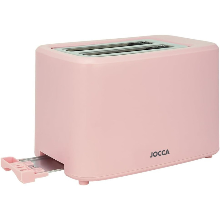 Тостер JOCCA Nature на 4 скибки, 7 режимів, розморожування, підігрів, анулювання, широкий слот, збір крихт, чорний