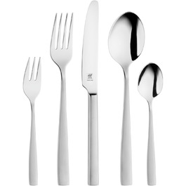 Набір столових приборів Zwilling Roseland 60 предметів для 12 осіб, 18/10 нержавіюча сталь, матова, срібляста, без пластику