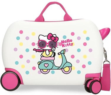 Дитяча валіза Hello Kitty, біла, 31x45x20 см, для дівчаток