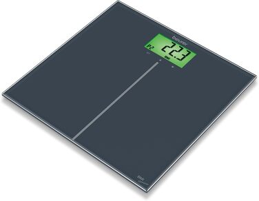 Beurer GS 280 BMI Genius – цифрова скляна вага для людей з індикатором ІМТ та кольоровим дисплеєм