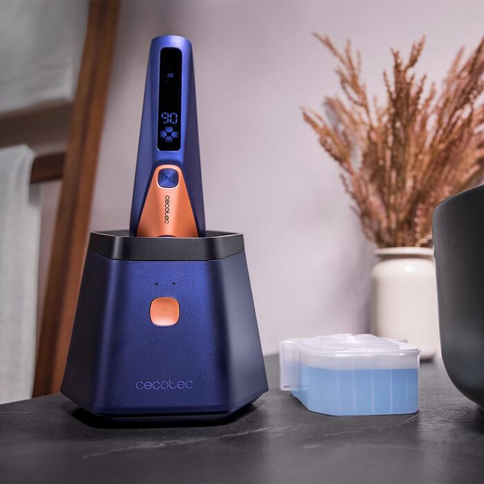 Електробритва Cecotec Precisioncare Sapphire Pro з нержавіючої сталі, 70 хв роботи, IPX6 водонепроникна, для дому та подорожей
