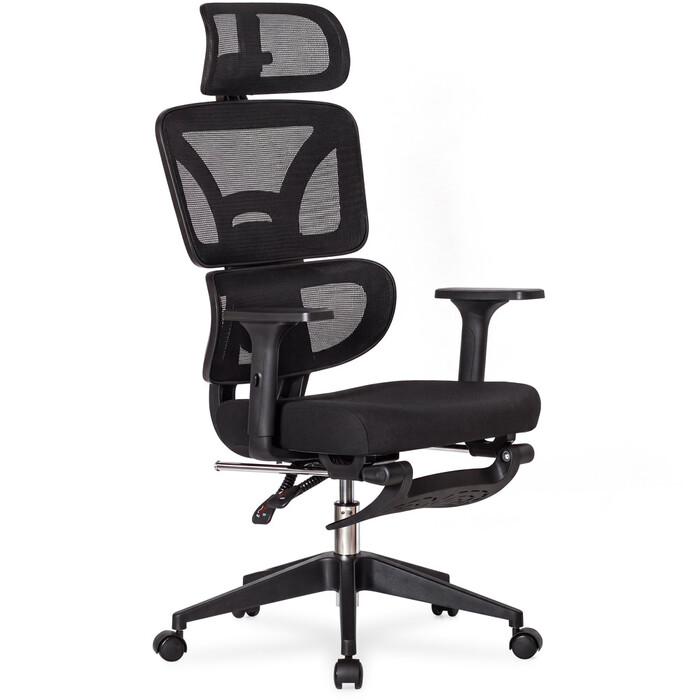 Крісло Mealux S201 Air Black (арт. HF-S201 F/B)