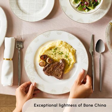 Сервіз Karaca Siena на 12 персон, 53 предмети, нове покоління Bone China