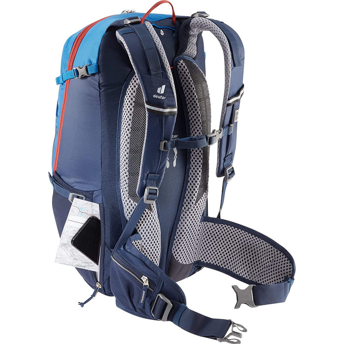 Рюкзак для велосипедистів Deuter Trans Alpine 30 л, синій, для подорожей і спорту