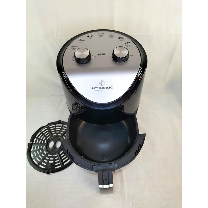 Аерофритюрниця Just Perfecto 3,5 л, 1200 Вт, 7 програм, до 200°C, без олії, для картоплі фрі, здорове приготування
