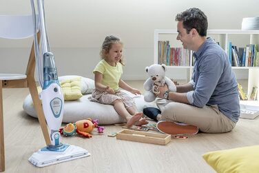 Парова швабра Black+Decker FSM1615, 1300Вт, знімний бак, 180° обертання, 2 мікрофібра, пароочисник для підлоги
