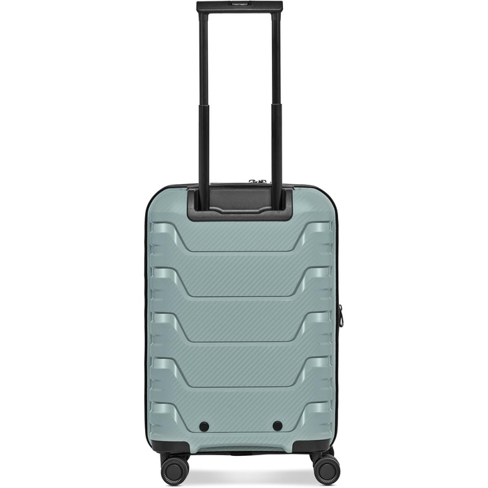Валіза Smartbox Koffer M розширена 66 см, містка від 71 до 80 л, легкий дорожній тролей на 4 колесах з поліпропілену, TSA замок, м'ятний колір (Edition 01)