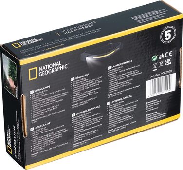 Лобовий ліхтар National Geographic Iluminos Stripe з LED-смугою, акумулятором та ІЧ-сенсором керування жестами