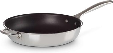 Сковорода LE CREUSET з нержавіючої сталі 3-шарова, 28 см, з антипригарним покриттям