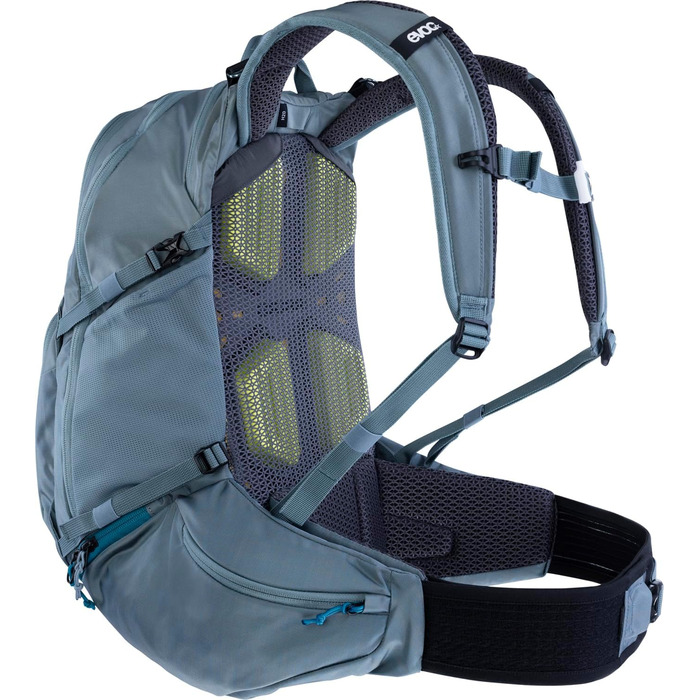 Рюкзак EVOC Explorer Pro 26 л сталевий, з системою вентиляції спини, поясом Airo Flex, відділенням для питної системи та дощовиком – якісний міський та туристичний рюкзак