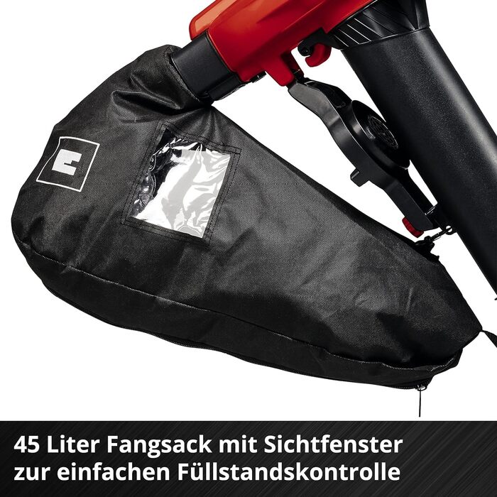 Акумуляторний лістозбір Einhell GE-CL 36/230 Li E-Solo Power X-Change (18V, функція збору та видування, турбо-режим, з насадкою для збору та видування, без акумулятора та зарядного пристрою)