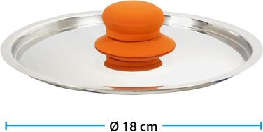Набір каструль BRUNNER Mandarina, 9 предметів, антипригарне покриття