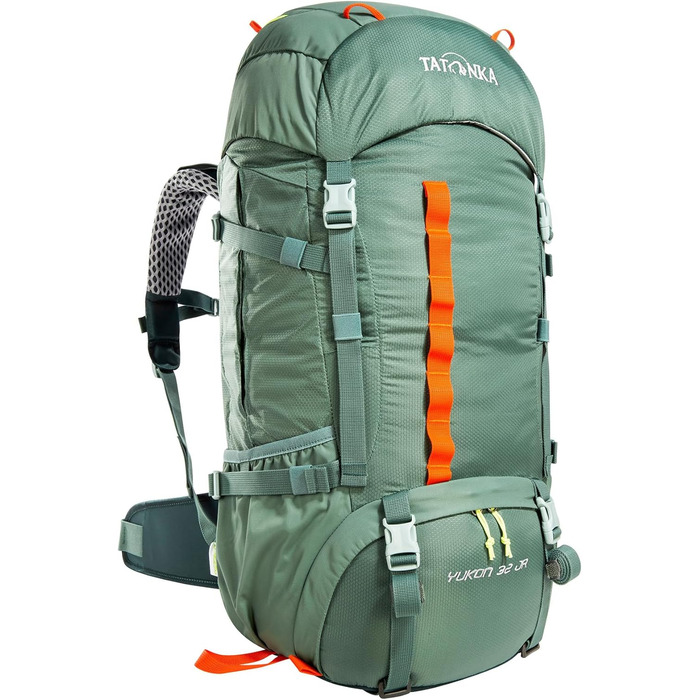 Рюкзак Tatonka Yukon JR 32L для підлітків, туристичний, регульована спинка, з перероблених матеріалів, зелений