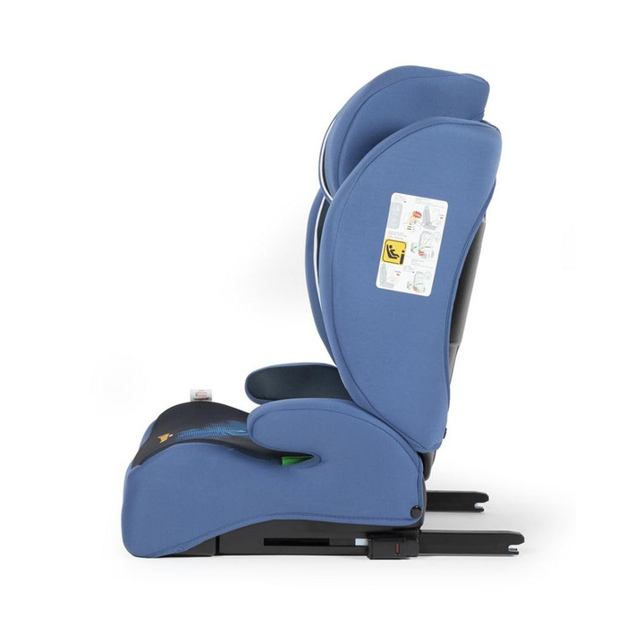 Автокрісло Disney для дівчаток 100-150 см з ISOFIX, з принтами Ельзи, Анни та Олафа (фіолетове)