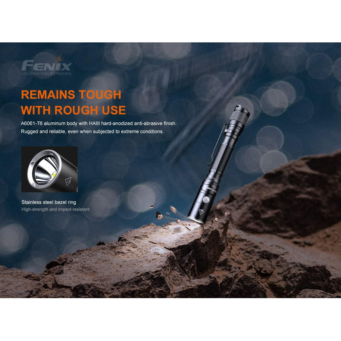 Ліхтарик Fenix LD22 V2.0 800 люменів, компактний, тактичний, LED