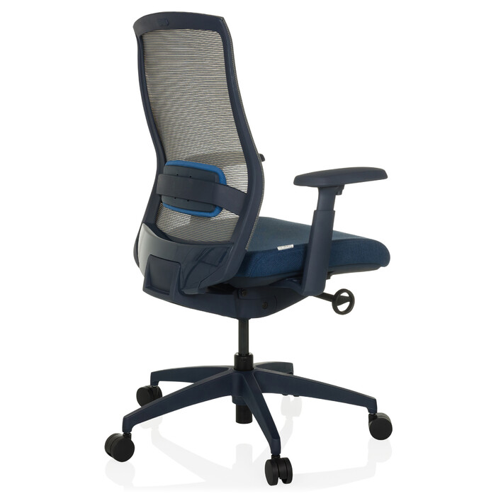 Офісне крісло / Поворотне крісло COLORE Сітка для спинки / Тканина сидіння Blue HJH OFFICE