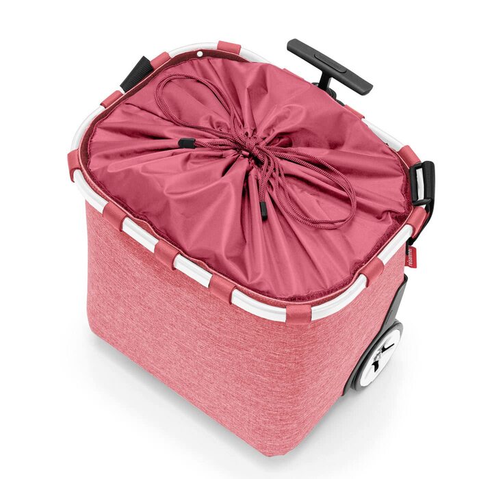 Сумка-візок reisenthel carrycruiser Twist Berry для покупок, алюмінієва рама, знімна сітчаста кишеня, водостійка