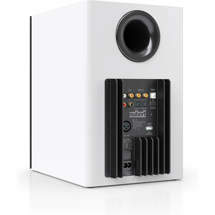 Nubert nuPro XS-4000 RC: Поличкові акустичні системи Bluetooth 2.0 (білі) - бездротові Hi-Res колонки aptX HD