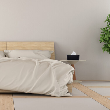 Диспенсер для серветок Relaxdays з кришкою чорний