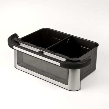 Мультифункціональна аерофритюрниця та BBQ-гриль G3 Ferrari Friggisano BBQ G10181, 2000 Вт, 10 л XXL, 8 програм, без диму, BPA- та PFOA-safe, чорний/сірий
