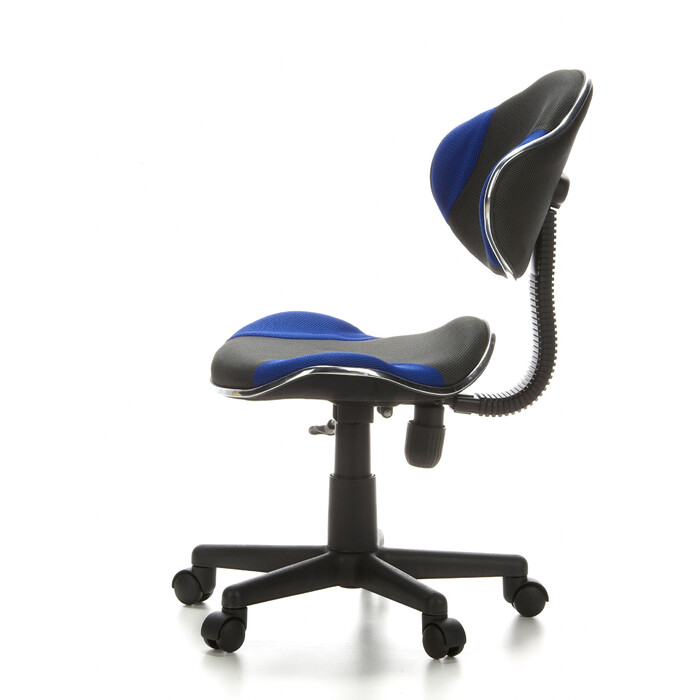 Дитяче письмове крісло KIDDY GTI-2, оббивка тканина, сіро-блакитне, hjh OFFICE