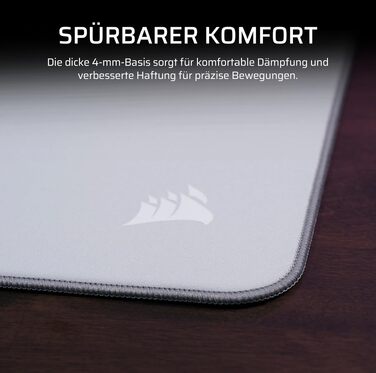 Ігровий килимок для миші Corsair MM PRO Control, середній розмір (320x300 мм), сірий