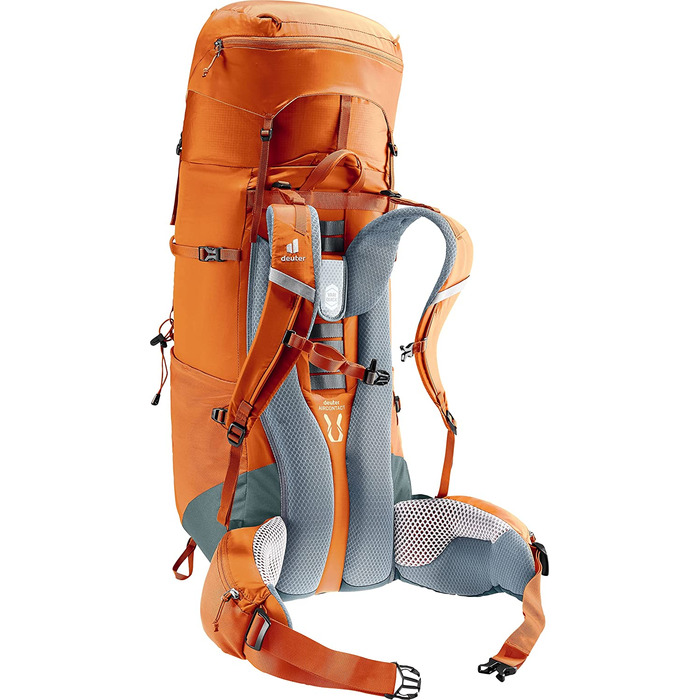 Туристичний рюкзак Deuter Aircontact Lite 50+10 л, chestnut-teal, легкий, для трекінгу
