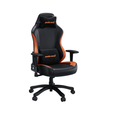 Крісло ігрове Anda Seat Luna Color Size L Black/Orange PVC