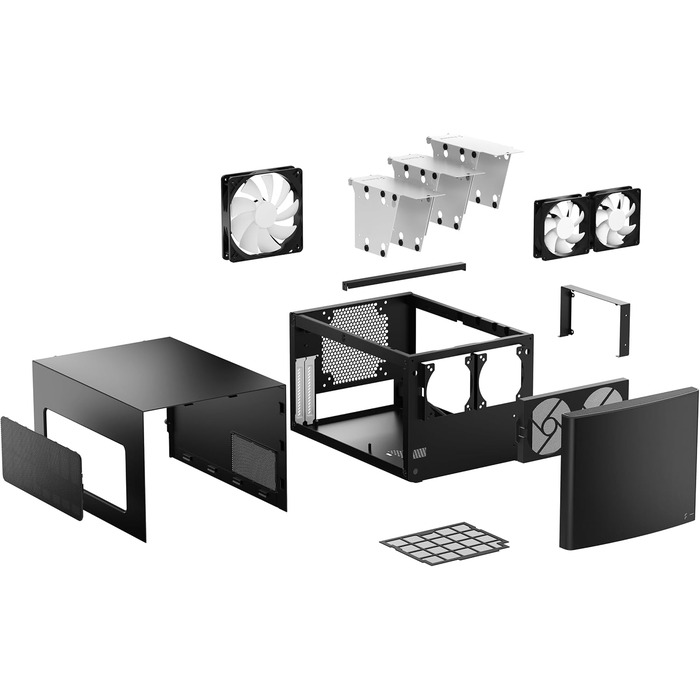 Корпус Fractal Design Node 304 FD-CA-NODE-304-BL, Mini ITX, чорний